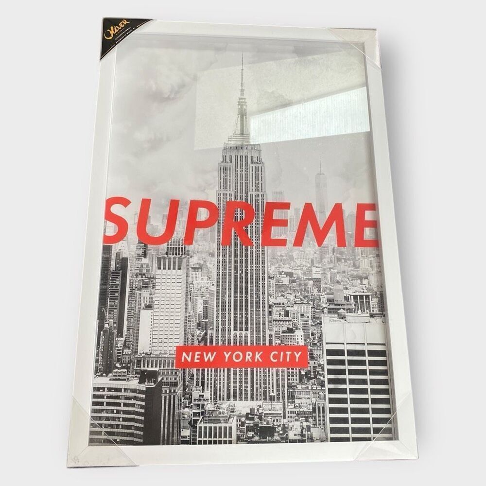 Supreme x Oliver Gal New York City Empire State Building White Shadow Box New